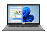 a laptop that is open and has a map on the screen