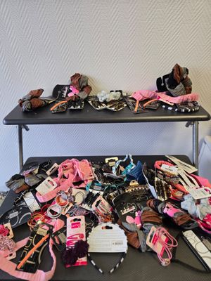 Lot 60 articles pour cheveux adulte et enfant