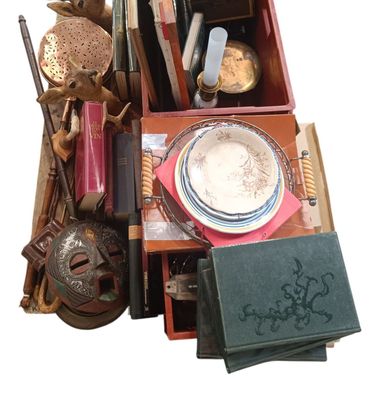 many different items that are sitting in a box