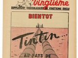 an old french newspaper advertises a woman ' s foot on the beach