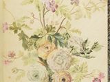 une peinture de fleurs dans un vase sur une table