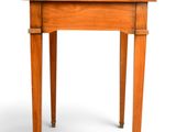 an image of a small table with a drawer on it
