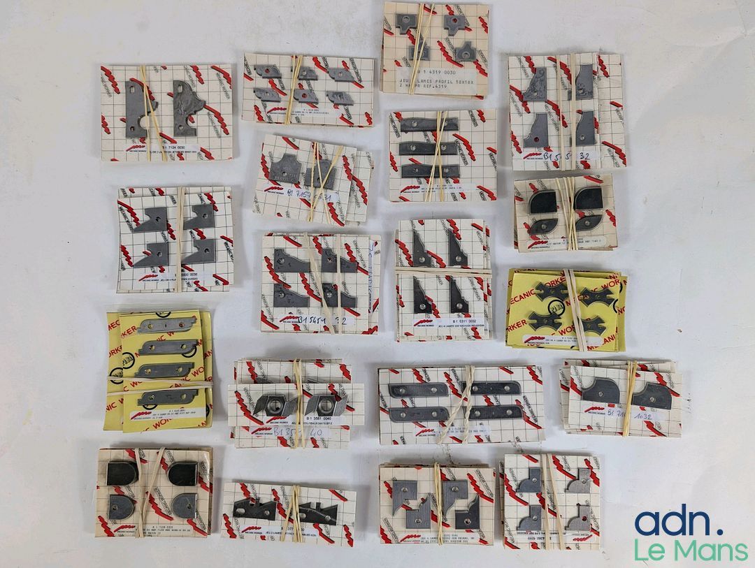 Lot de 50 paquets de jeux de lames de fabrication française,…