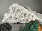 a piece of rock that has some kind of mineral on it