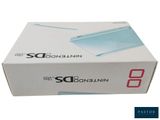 the box of the nintendo 3ds is open on the white surface