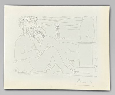 PICASSO d'après La suite Vollard -1956