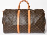 louis vuitton monogram canvas keepall bag