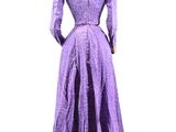 the back view of a purple dress on a mannequin mannequin mannequin mannequin mannequin mannequin mannequin manne
