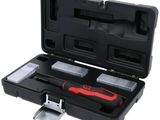 an image of a tool kit in a black case on a white background