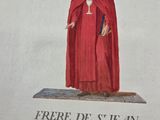 painting of a man in a red robe with a glass of wine in his hand