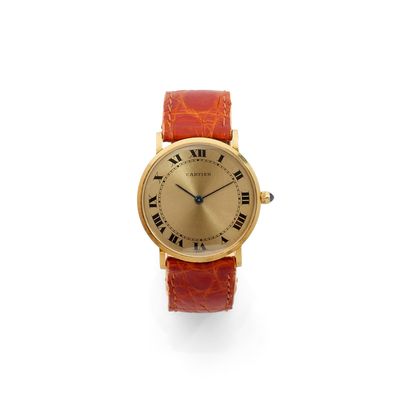 Montre-bracelet Cartier pour femme en or 18 carats