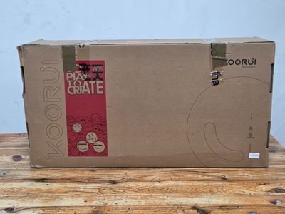 a box that is sitting on top of a wooden table