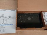 a box with a laptop inside of it on a table
