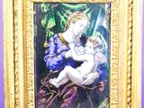 an image of a painting of a woman holding a baby