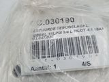 a plastic bag that has a label on it