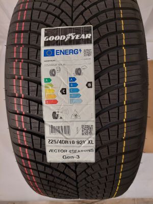 a close up of a tire with a label on it
