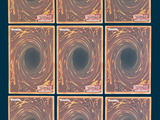 six different images of a black hole in the middle of a blue background