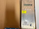 a box with a phone inside of it sitting on a table