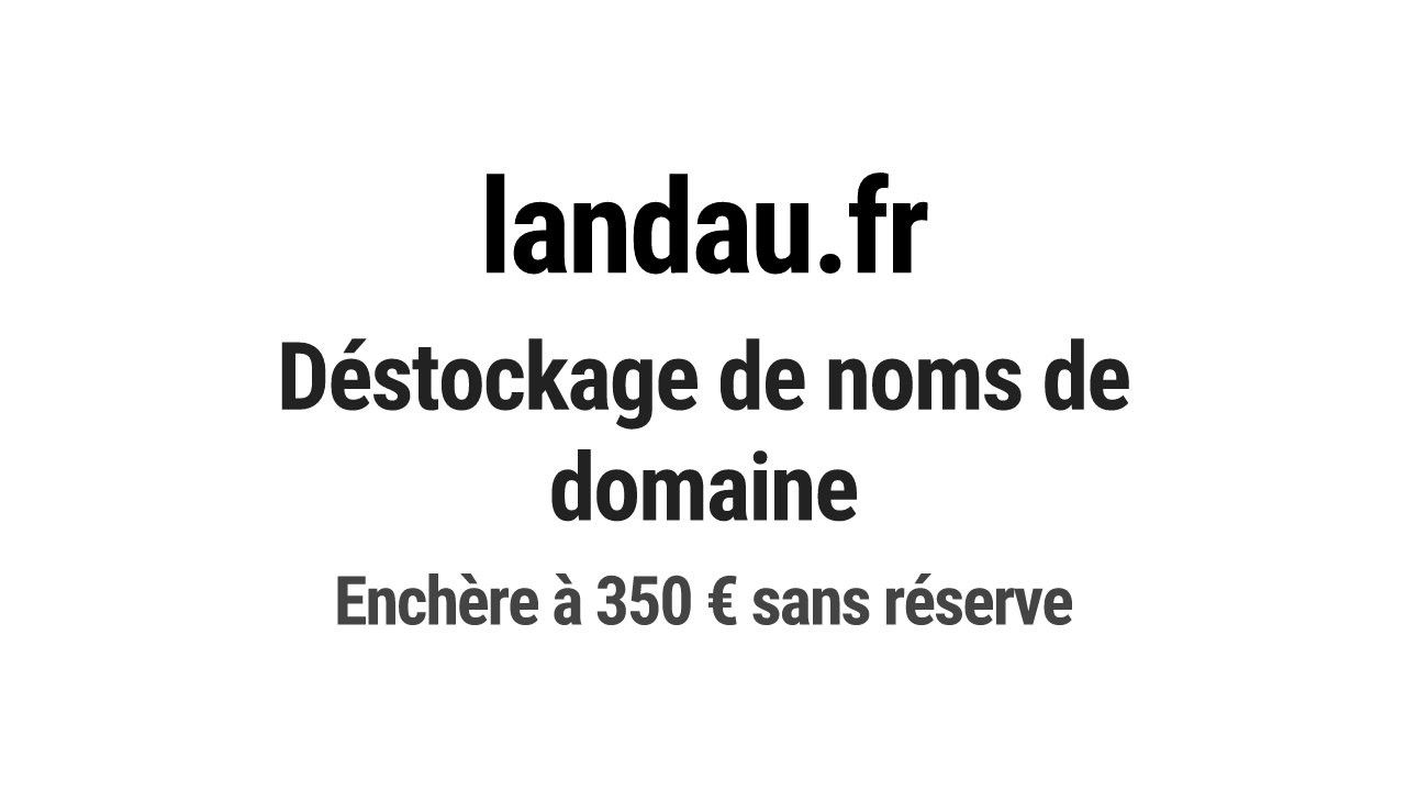 Destockage & Invendus