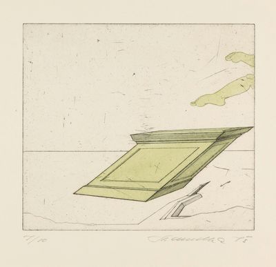 une image représentant un dessin d'une boîte posée par terre