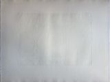 an image of a painting with a white square on it