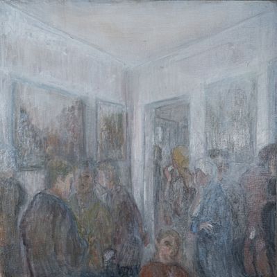 Hervé THIBAULT (né en 1944) Le vernissage