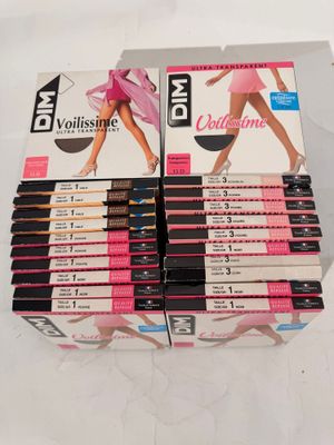 lot of 12 boxes of volissine tights
