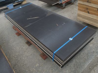 10 plaques de contreplaqué marine un côté lisse un côté anti… - Photo 1