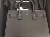 Sac de jour Saint Laurent, sac cabas en cuir noir