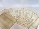 an image of a pile of old papers sitting on top of a table