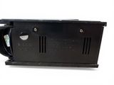 an image of a black metal box with two screws