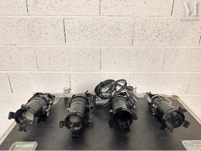 a bunch of different types of lights on a table