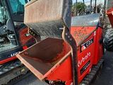 an image of a tractor with a bucket on it ' s back