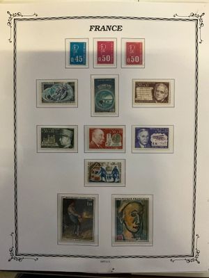 a picture of a picture of a collection of stamps