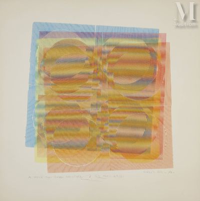 Carlos Cruz-Diez (1923-2019) Sans titre, 1970/1971