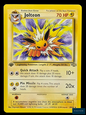 une image représentant une carte Pokémon sur laquelle figure un Pokémon