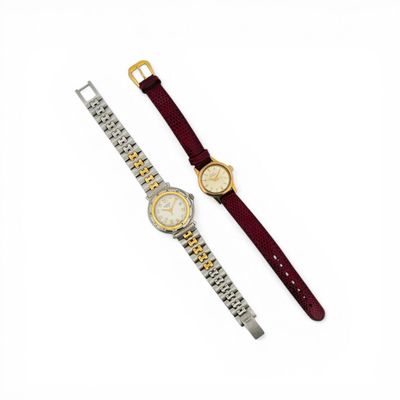 HERMÈS CAPTAIN NEMO Montre-bracelet de dame en acier, cadran…