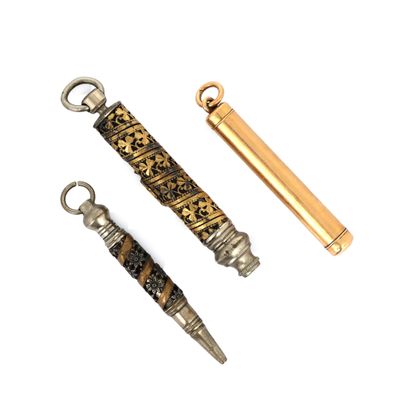 A.W. FABER, Travail français Pendentif porte-mine, habillage…