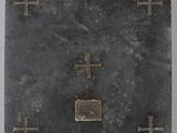 an image of an old book with crosses on it