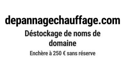 Nom de domaine depannagechauffage.