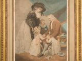 une image d'un tableau représentant une femme et deux enfants