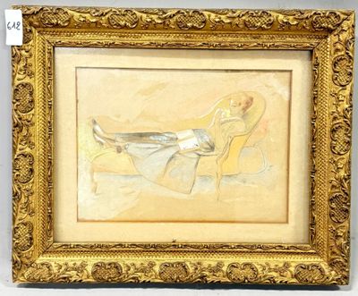 une image d'un tableau représentant une femme assise sur une chaise