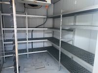 1 étagère en angle à clayette alu + échelle inox
