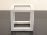 a small white box that is on a table
