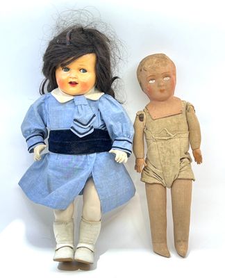 Ensemble de deux poupées comprenant : ?- RAYNAL.
