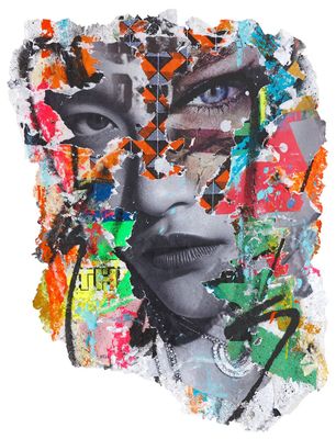 JOACHIM ROMAIN THE , 2025 Technique mixte sur papier fait ma… - Photo 1