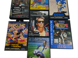 de nombreux jeux vidéo exposés sur la table