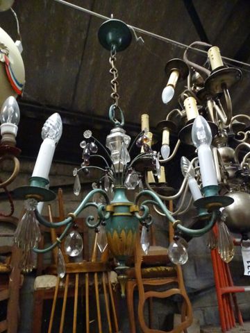 Lustre 5 bras de lumière