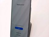 the back of a samsung galaxy note 8 with a welcome screen