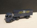 a toy truck that is sitting on a table